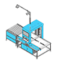 Large cargo volume measurement equipment
