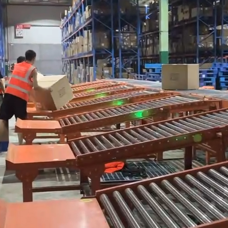 称重扫码量方摆轮分拣机